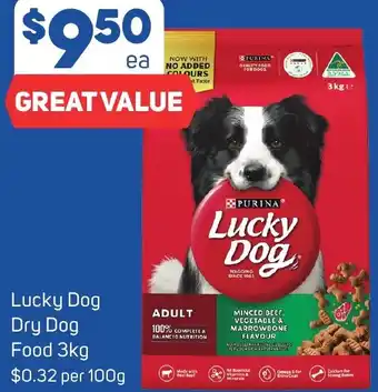 Foodland Lucky Dog Dry Dog Food 3kg offer