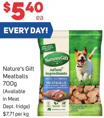 Foodland Nature's Gift Meatballs 700g offer