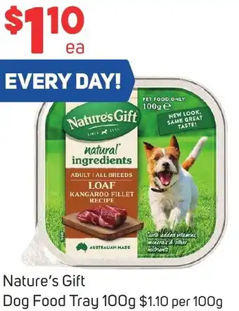Foodland Nature's Gift Dog Food Tray 100g offer