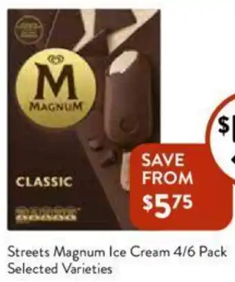 Foodworks Streets Magnum Ice Cream offer