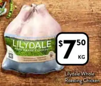 Foodworks Lilydale Whole Roasting Chicken offer