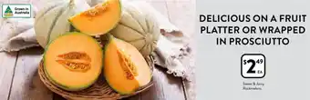 Foodworks Sweet & Juicy Rockmelons offer