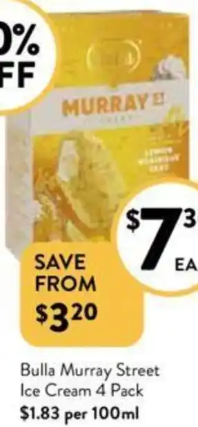 Foodworks Bulla Murray Street Ice Cream offer