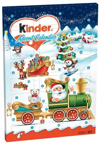 BIG W Kinder advent calendar 141g offer