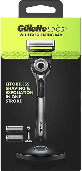 BIG W Gillette labs razor with stand and refill offer