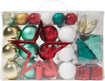 BIG W 70-pack classic refresh christmas decorations offer