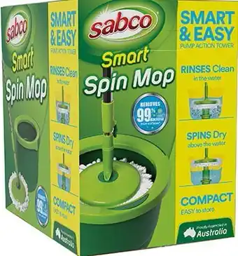 BIG W Sabco smart spin mop set offer