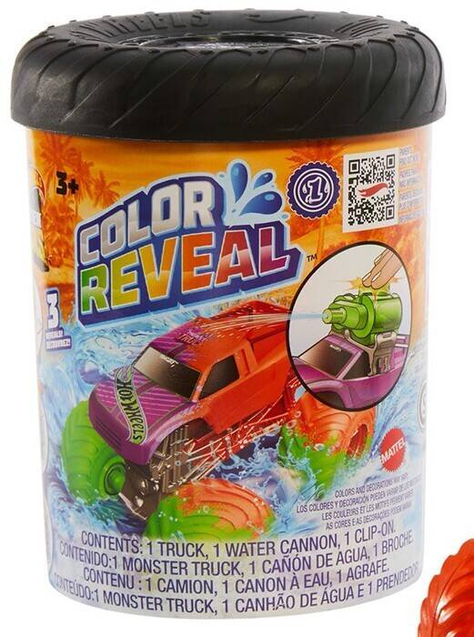 Hot wheels monster trucks color reveal water blasters offer at BIG W
