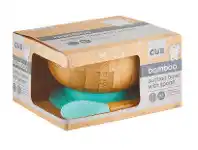 Coles CUB Bamboo Suction Bowl with Spoon 1 Pack offer