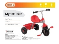 Mr Toys Kan-i Trike and Tray - Red offer