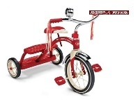 Mr Toys Radio Flyer Classic Red 12'' Tricycle Dual Deck offer