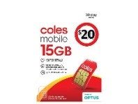 Coles Coles Mobile $20 Prepaid SIM offer