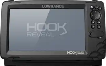 BCF Lowrance hook reveal 9” triple shot fish finder combo offer