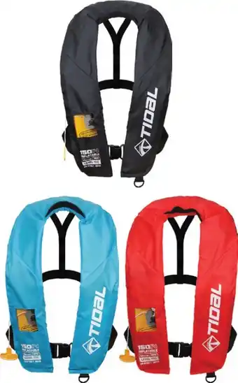 BCF Tidal l150 manual inflatable pfds offer