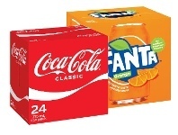 Foodworks Coca-Cola Cans 24 Pack x 375ml offer