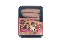 Coles Three Aussie Farmers Louisiana Style Pork Sausages 500g offer