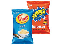 Foodworks Thins, Samboy, French Fries or Natural Chip Co 100-175g offer