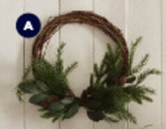 Spotlight Pine Wreath offer
