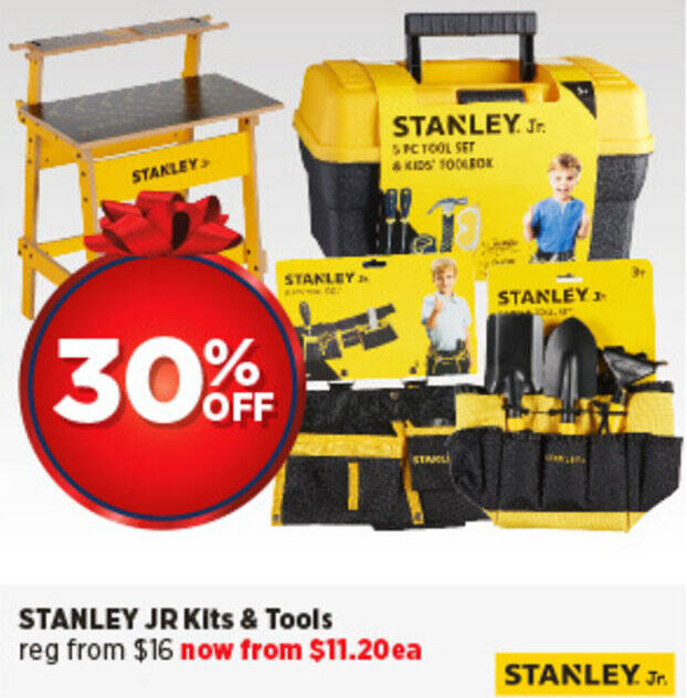 STANLEY JR Kits & Tools offer at Spotlight