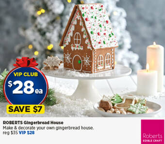 Spotlight ROBERTS Gingerbread House offer