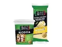 Perfect Italiano Romano Cheese Block 200g or Ricotta 500g