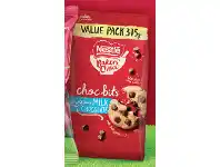 Coles Nestlé Bakers’ Choice Choc Bits Milk Value Pack 375g offer