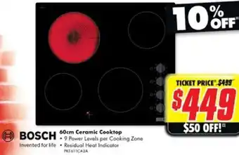The Good Guys 60cm Ceramic Cooktop offer