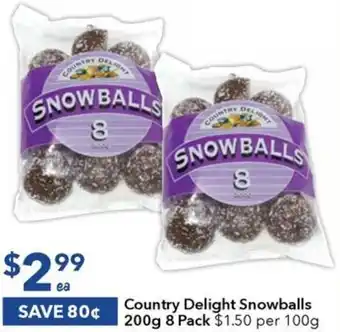Ritchies Country Delight Snowballs 200g offer