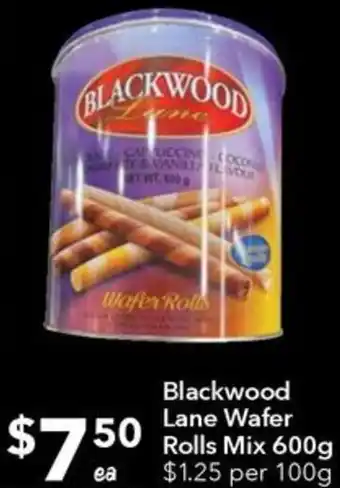 Ritchies Blackwood Lane Wafer Rolls Mix 600g offer