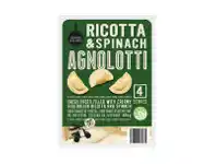 ALDI World Kitchen Spinach & Ricotta Agnolotti or Beef Ravioli 625g offer