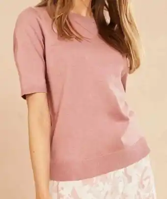 Grace Hill Short Sleeve Sweater