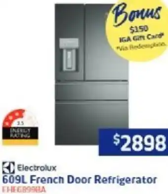 Retravision 609L French Door Refrigerator offer