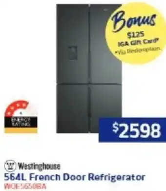 Retravision 564L French Door Refrigerator offer
