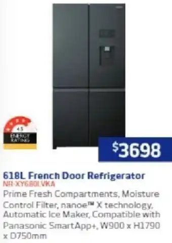 Retravision 618L French Door Refrigerator offer