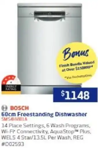 Retravision 60cm Freestanding Dishwasher offer