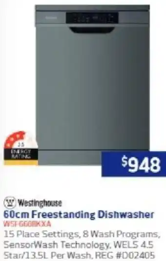 Retravision 60cm Freestanding Dishwasher offer