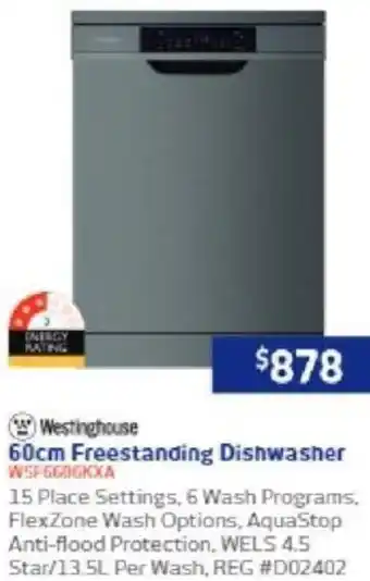 Retravision 60cm Freestanding Dishwasher offer
