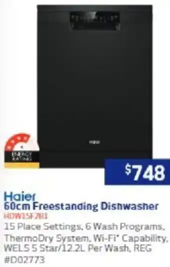 Retravision 60cm Freestanding Dishwasher offer