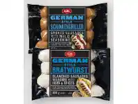 ALDI Berg Schinkengriller or Bratwurst 300g offer