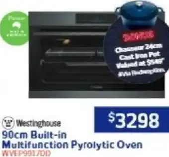 Retravision 90cm Built-in Multifunction Pyrolytic Oven offer