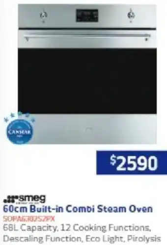 Retravision 60cm Built-in Combi Steam Oven offer