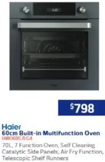 Retravision 60cm Built-in Multifunction Oven offer