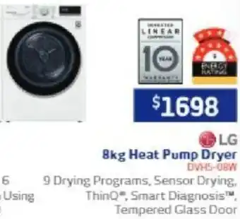 Retravision 8kg Heat Pump Dryer offer