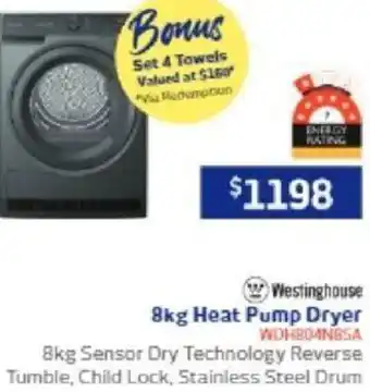 Retravision 8kg Heat Pump Dryer offer