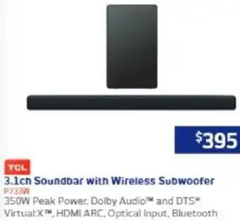 Retravision 3.1ch Soundbar with Wireless Subwoofer offer