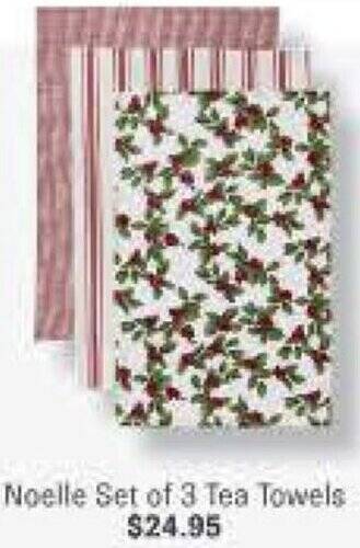 Minimax Noelle Set of 3 Tea Towels offer