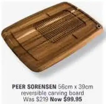 PEER SORENSEN 56cm x 39cm reversible carving board