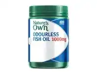 Coles Nature’s Own Odourless Fish Oil 1000mg Capsules 400 Pack offer