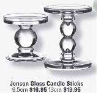 Minimax Jenson Glass Candle Sticks offer