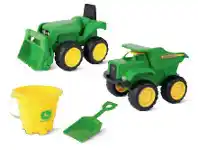 John Deere Sandpit Vehicle 2 Pack